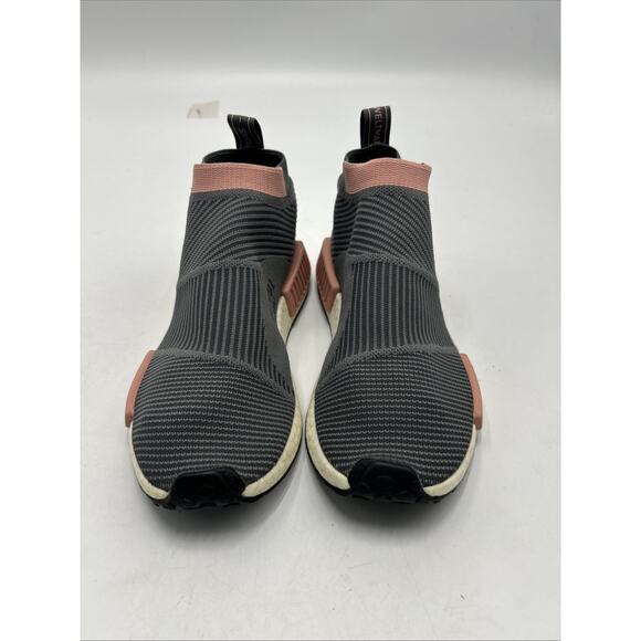 adidas NMD CS1 Primeknit Grey Trace Pink Women’s Size 8.5 Athletic Shoes - Picture 2 of 8